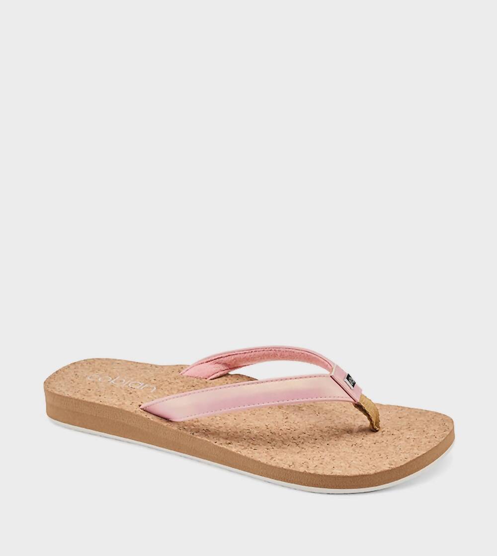 NEW COBIAN women's capri bounce flip-flops in pink